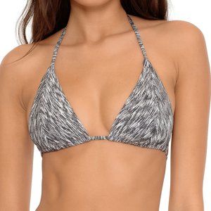 Becca Sundance  Metallic Triangle Bikini Top Size Small